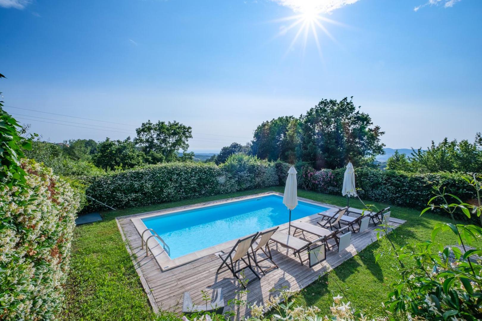 Villa Di Campagna 10 Posti Con Piscina Privata Castellina Marittima Exterior foto