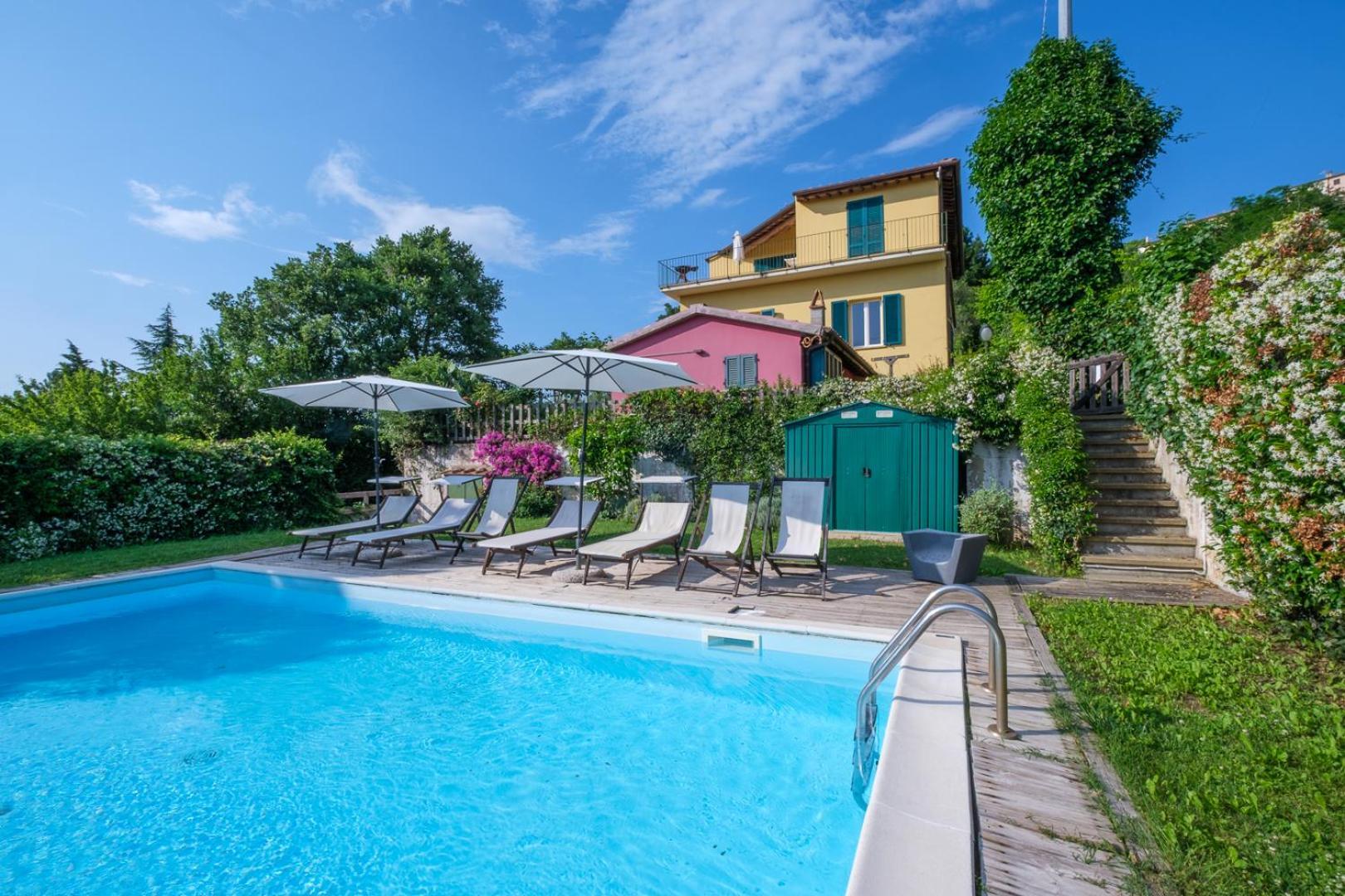 Villa Di Campagna 10 Posti Con Piscina Privata Castellina Marittima Exterior foto