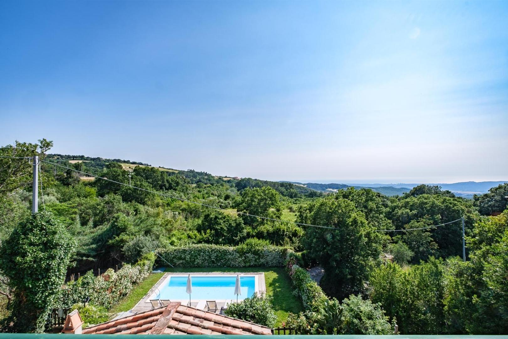 Villa Di Campagna 10 Posti Con Piscina Privata Castellina Marittima Exterior foto